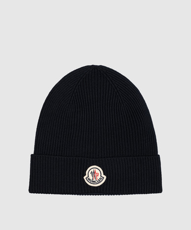 Blue wool hat