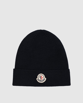Moncler Blue wool hat L20913B70500A9342