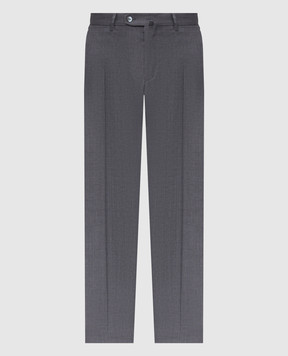 Stefano Ricci Gray wool and linen pants M1T0220000LW001Q