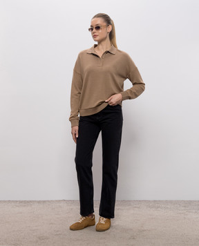 Max Mara Brown ALPACA wool jumper MXMALPACA