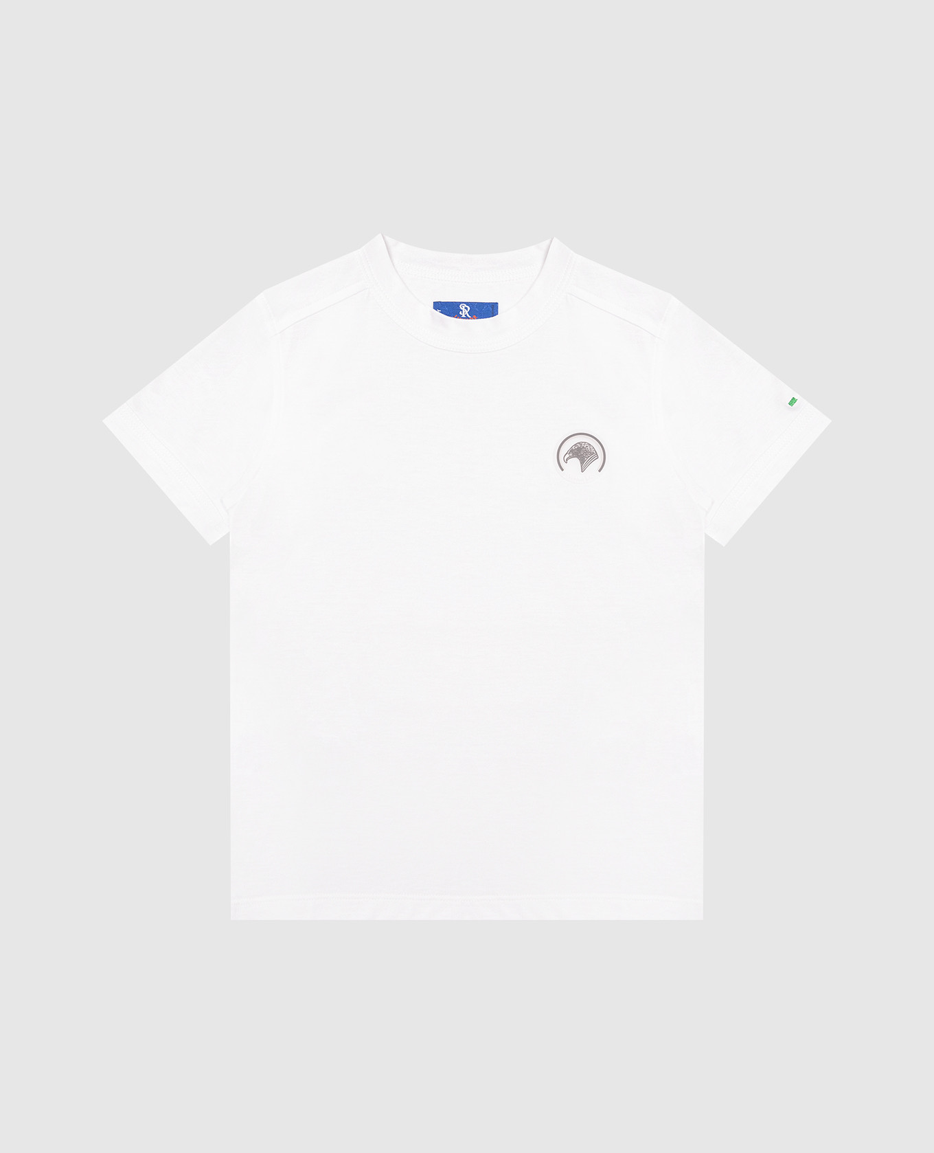 

Children's white T-shirt with logo patch Stefano Ricci