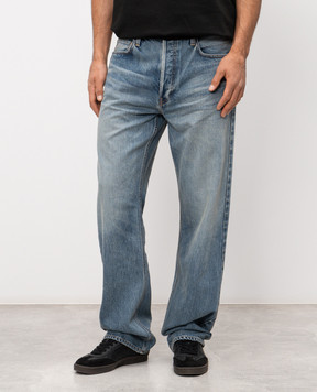 Fear of God Blue jeans with a worn effect FG9M459906DNMMI