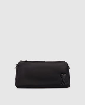 Ami Paris Black Marsel bag with emblem ULL707AW0001