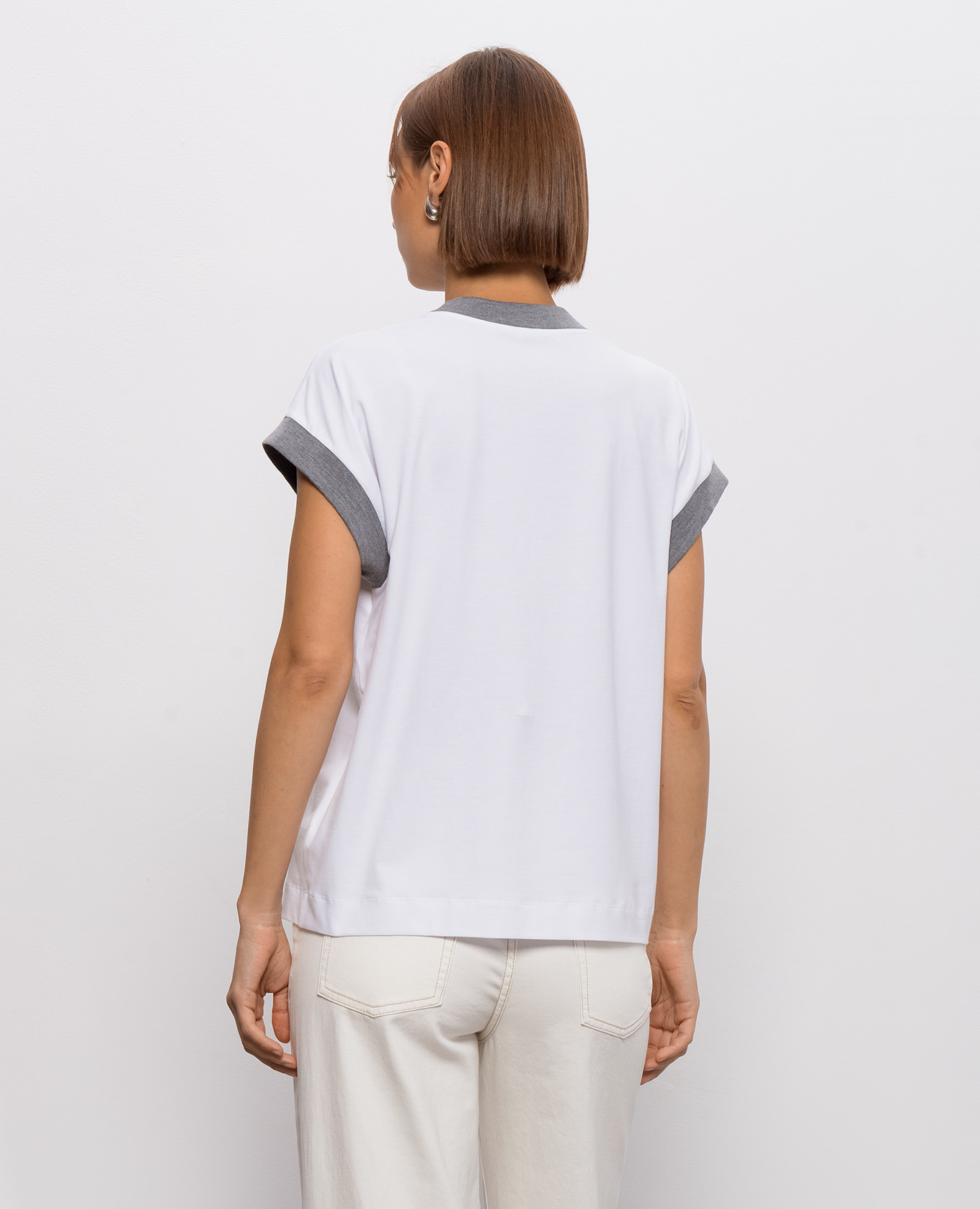

White T-shirt Peserico