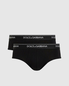 Dolce&Gabbana Set of black briefs M9C03JONN95