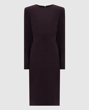 Victoria Beckham Purple dress with wool 1425WDR005233B