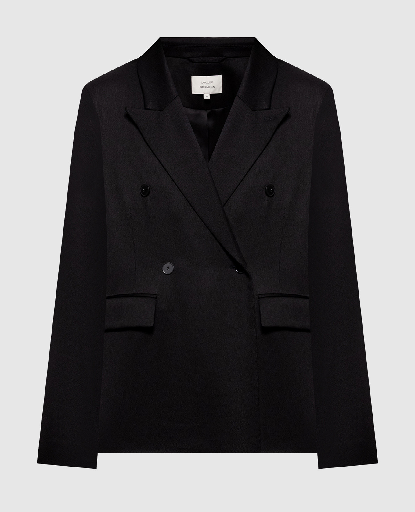 Black HORN LDS jacket with wool