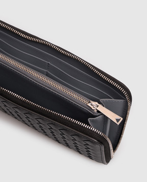 Bottega Veneta Black Intrecciato Piccolo leather wallet 861796V6PD1