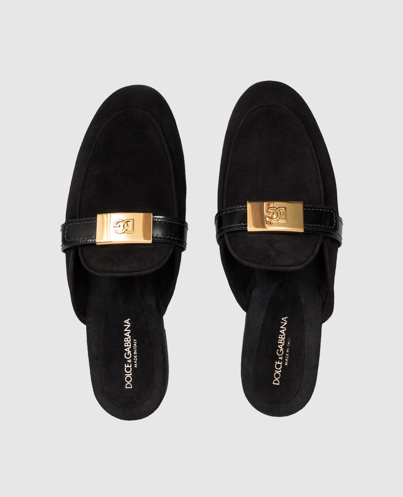Black suede mules Dolce&Gabbana 4