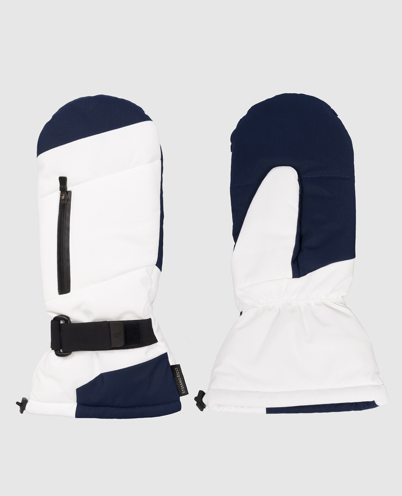 

White ski gloves Stefano Ricci