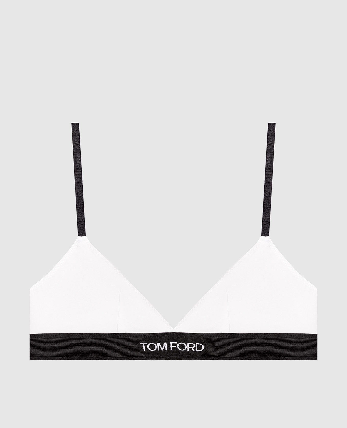 Beige bralette with logo