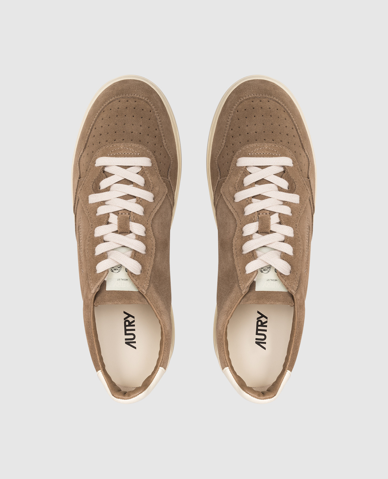 

Medalist brown suede sneakers AUTRY