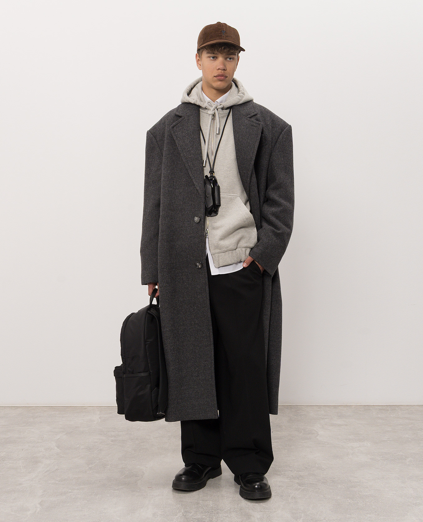 Gray sports jacket Ami Paris 2
