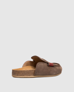 Babe Pay Pls Brown suede mules SABOT