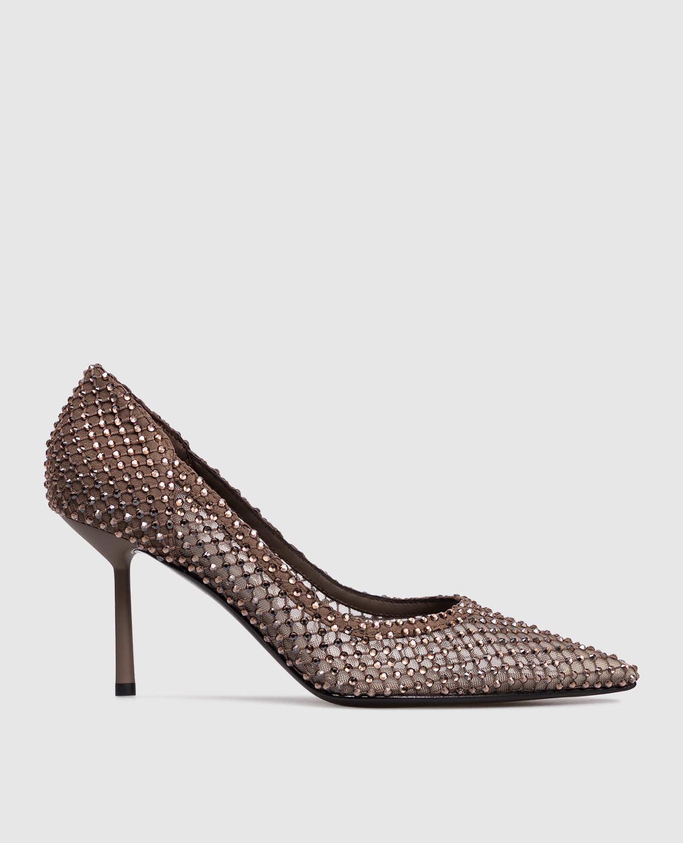 

Gilda brown shoes with crystals Le Silla