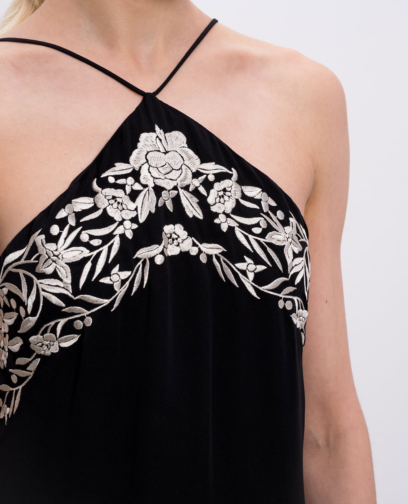 

Black dress with fringe Twinset