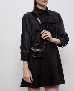 Casablanca Jeanne black patent leather mini bag AAW25BAG11905