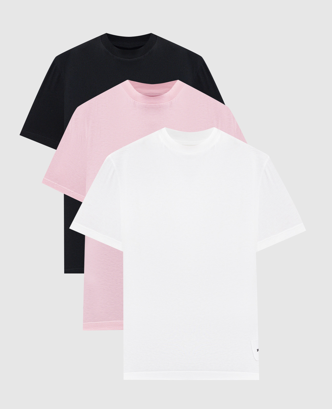 

Set of T-shirts with logo Jil Sander, White
