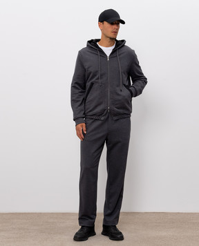 Moncler Reversible sports jacket with logo patch L20918G0001689B2V