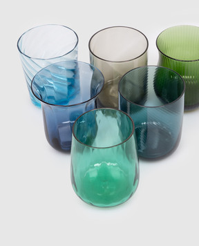 Bitossi Home Set of 6 textured glasses MCV02013