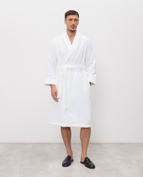 Hamam White terry bathrobe PERA PERABATHROBE