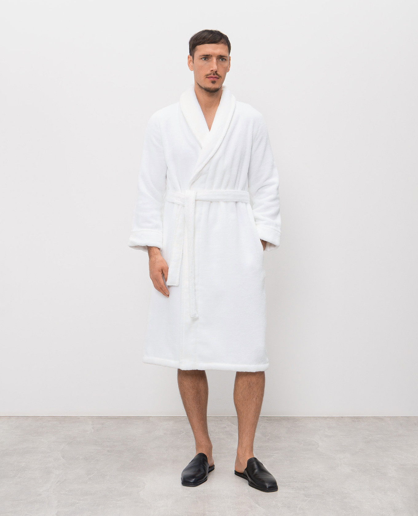 

White terry bathrobe PERA Hamam