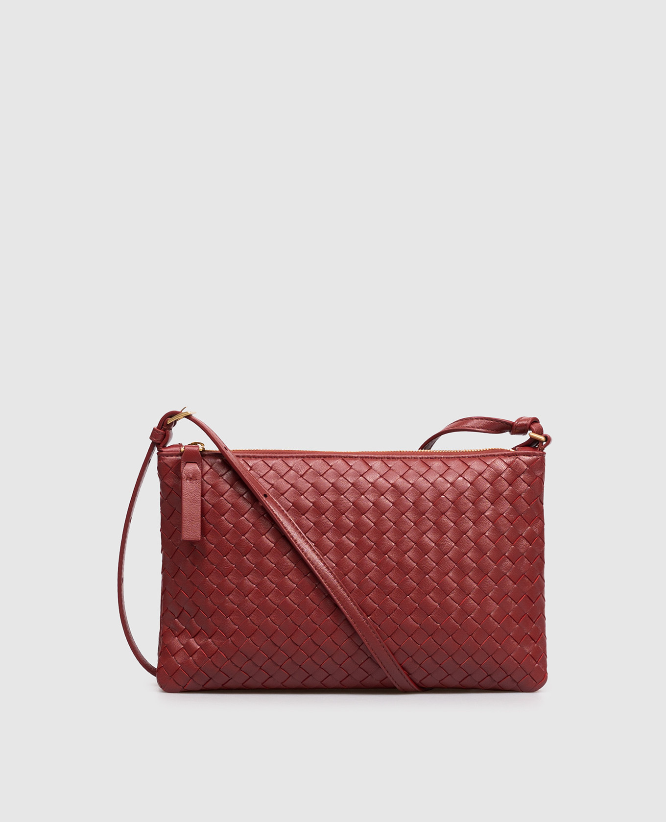 Burgundy leather Piccolo bag
