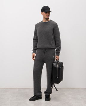 Sporty & Rich Grey SRC cashmere and wool trousers PA05962302GY04