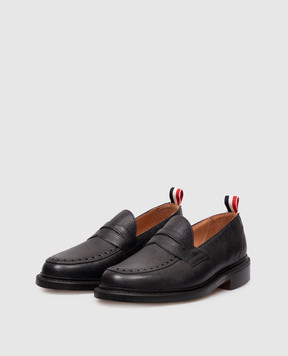 Thom Browne Black leather loafers MFD054A00198