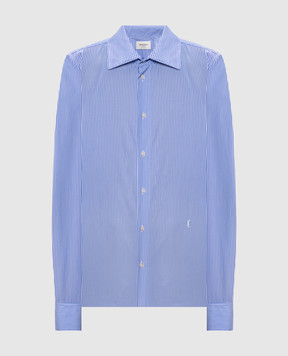Saint Laurent Blue striped shirt 818606Y4K47