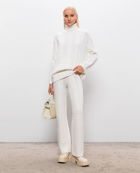 Fusalp ELWENA ivory wool and cashmere trousers K1506