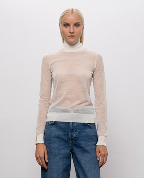 Maison Margiela MM6 Ivory golf with wool S62HA0111M13352