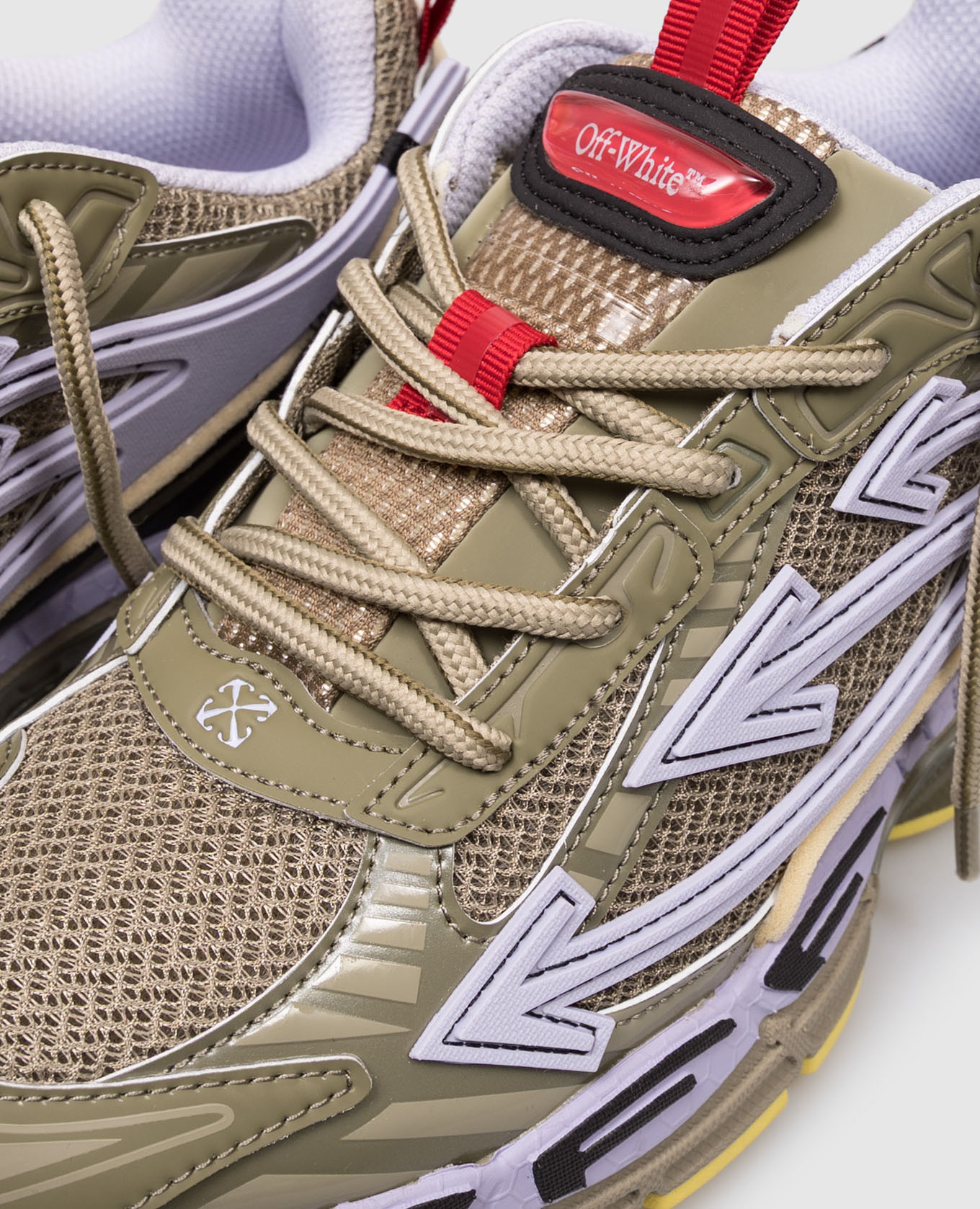 

Be Right Back Mesh khaki sneakers with logo Off-White