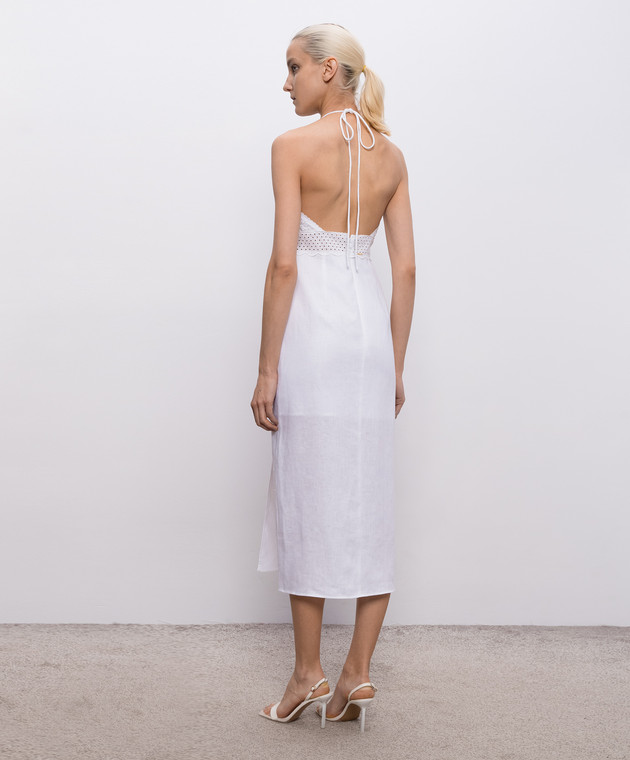 Twinset - White linen dress 261TT2390 - shop with Slovakia delivery at  Symbol
