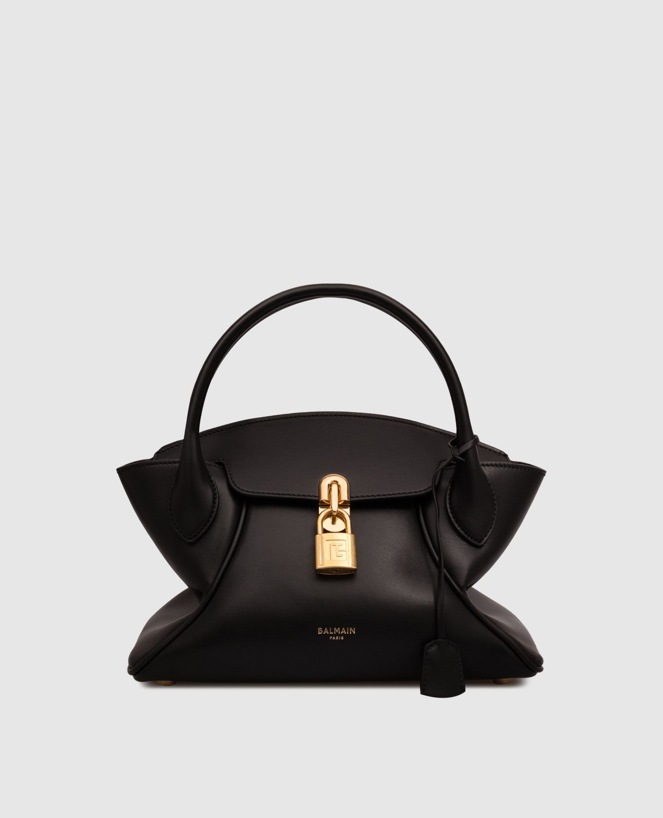 

Black leather Pulse Day bag Balmain