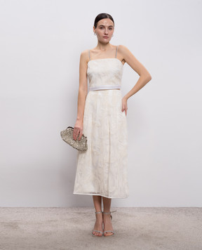 Peserico White top with embroidery A0813003701