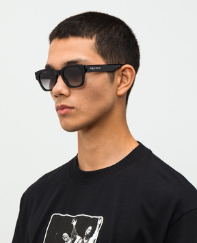 Alexander McQueen Black sunglasses with logo 852619J0749