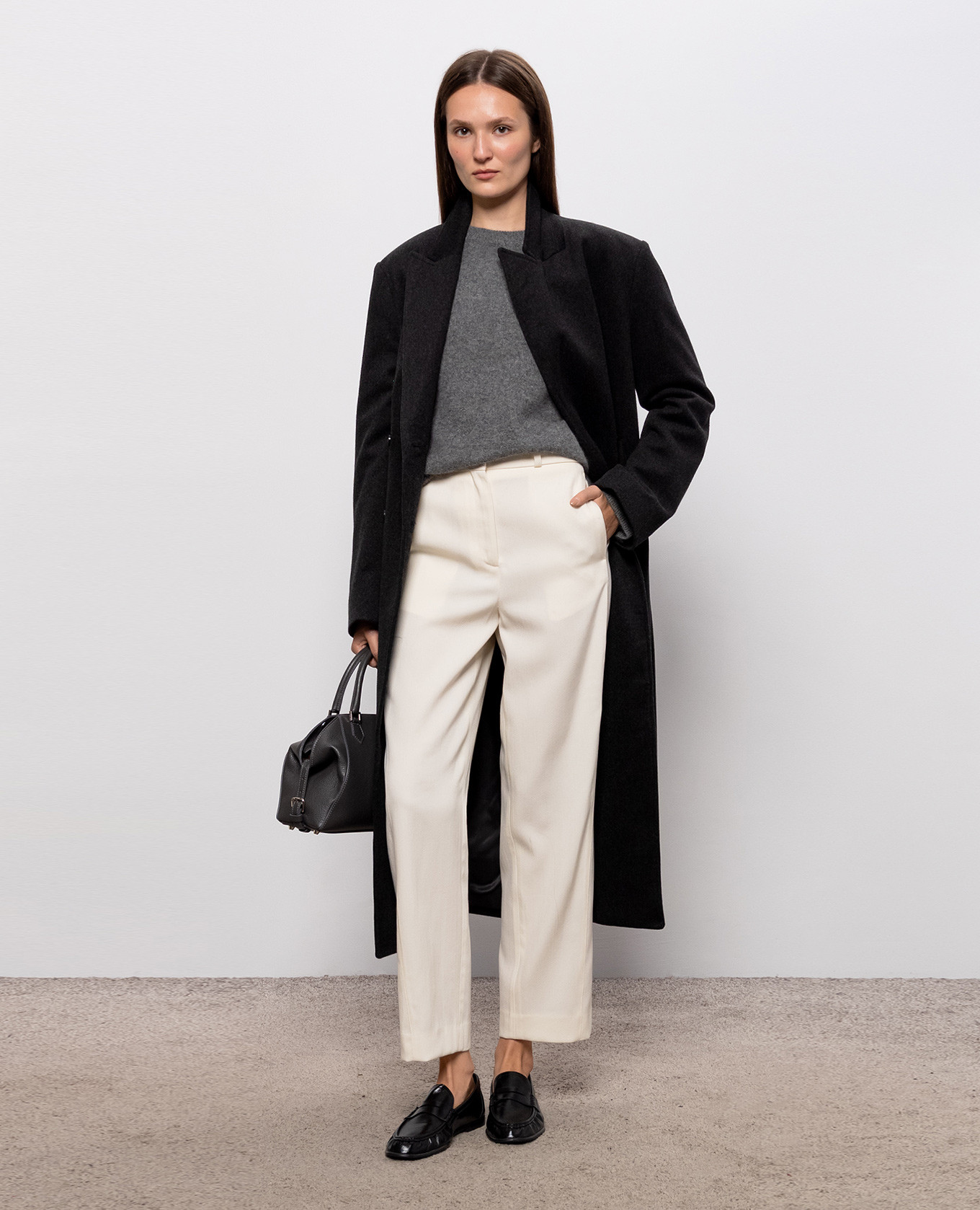 Gray wool sweater TRISTAN LOD Loulou de Saison 2