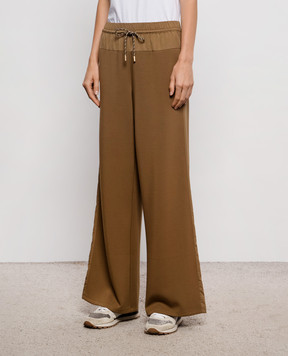 Twinset Brown sweatpants 262LI2LCC