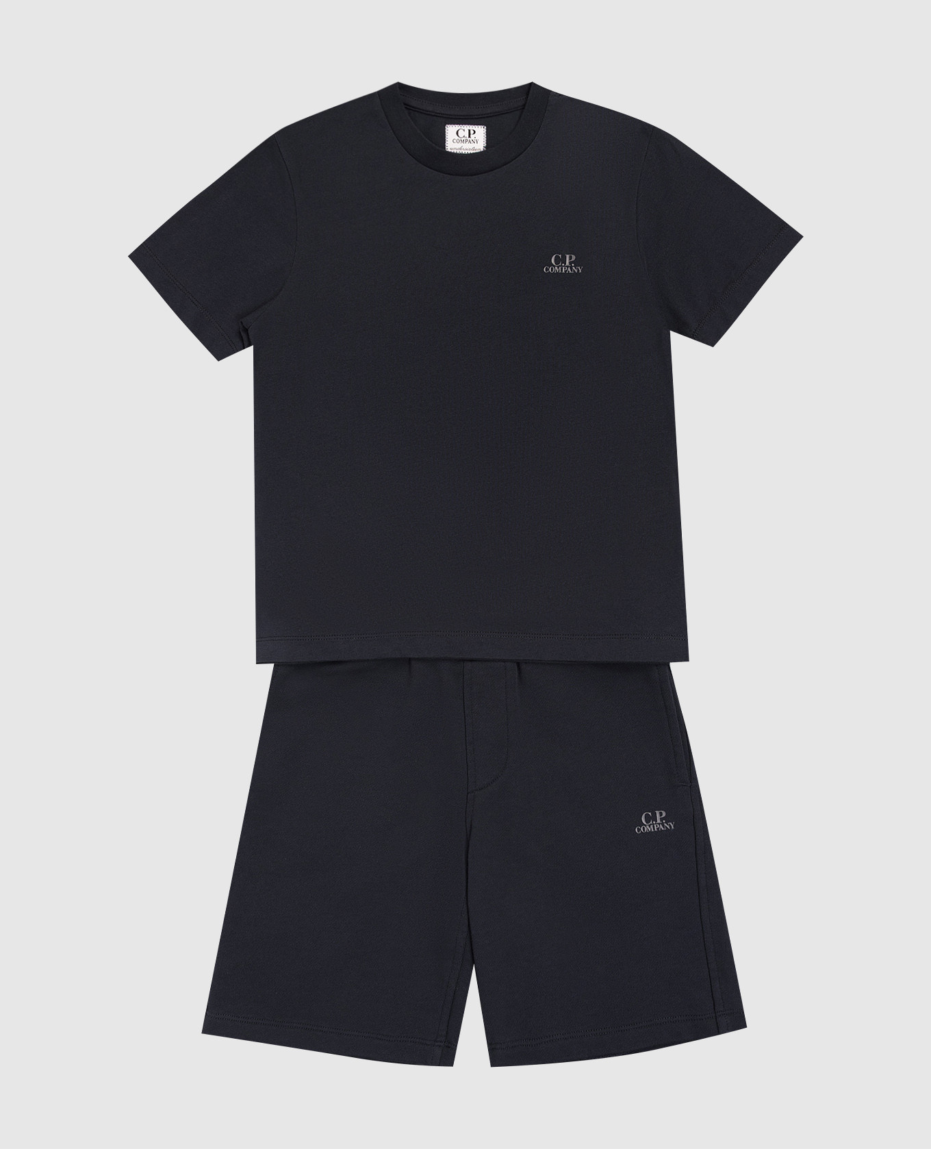 

Children's blue suit with logo print C.P. Company