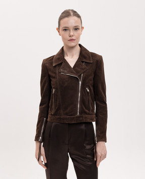 Tom Ford Brown suede leather jacket CSL798LEX417