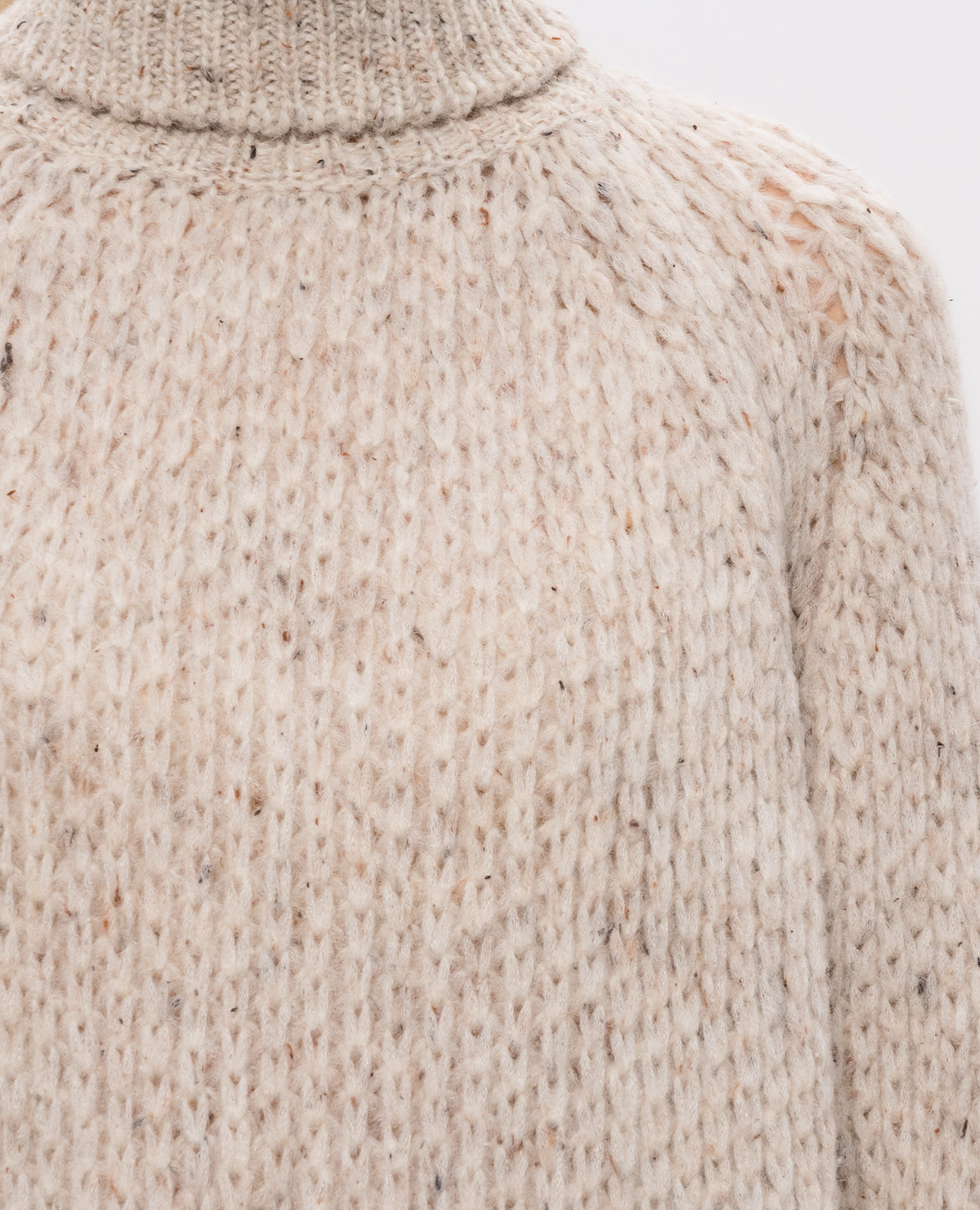 Beige alpaca wool sweater Ermanno Scervino Life 5