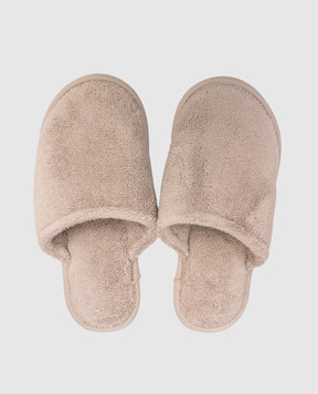 L'appartement Brown Chicago terry slippers CHICAGOSLIPPERS