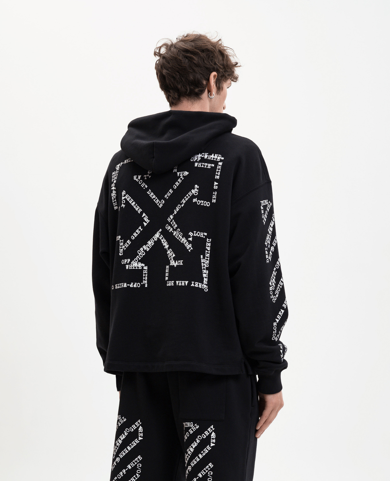 

Black hoodie with print Off-White