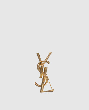 Saint Laurent CASSANDRE gold brooch 700582Y1500