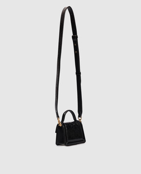 Casablanca Jeanne black patent leather mini bag AAW25BAG11905