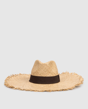 Twinset Beige straw hat 261TO5430
