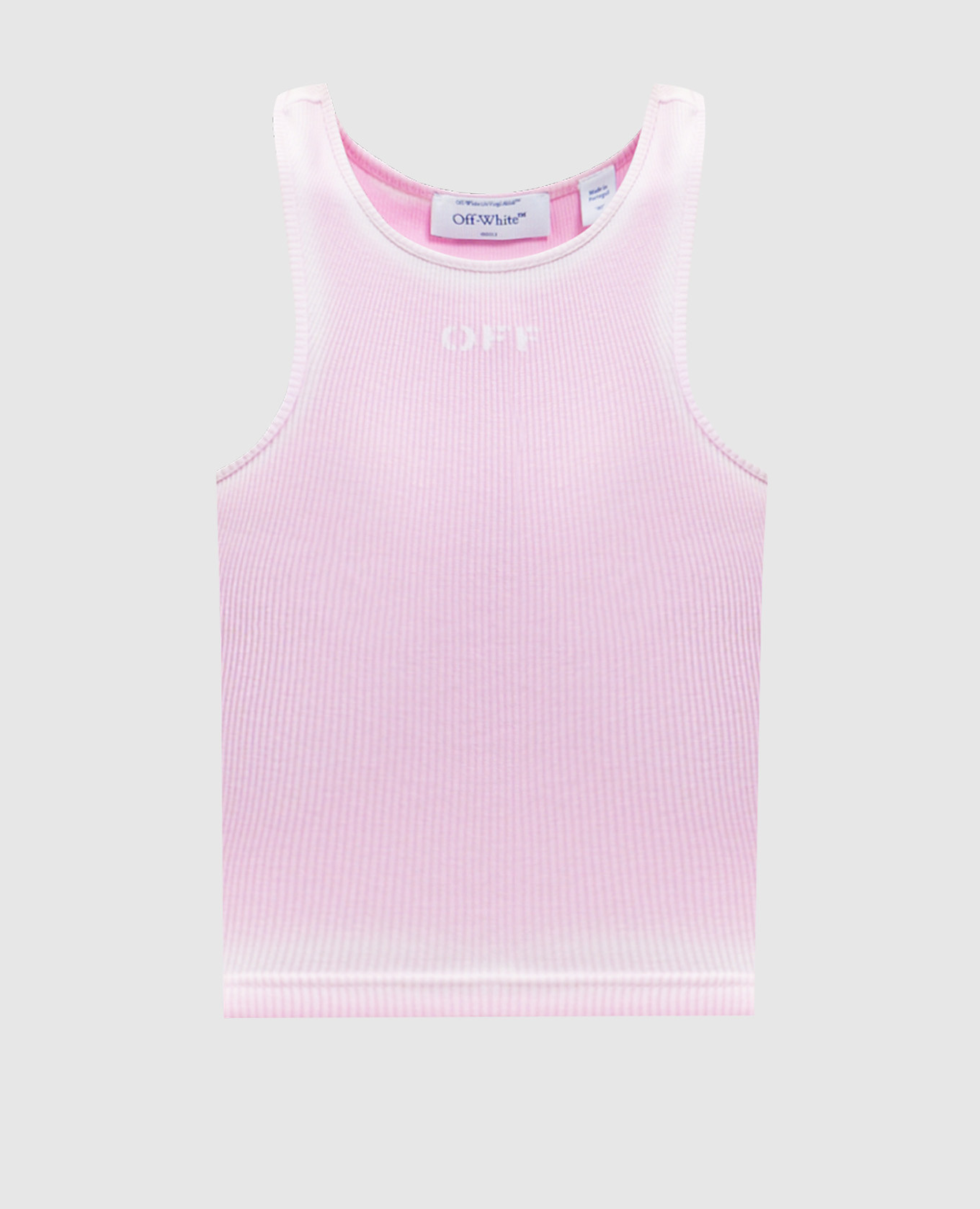 

Pink Spray top with logo print Off-White