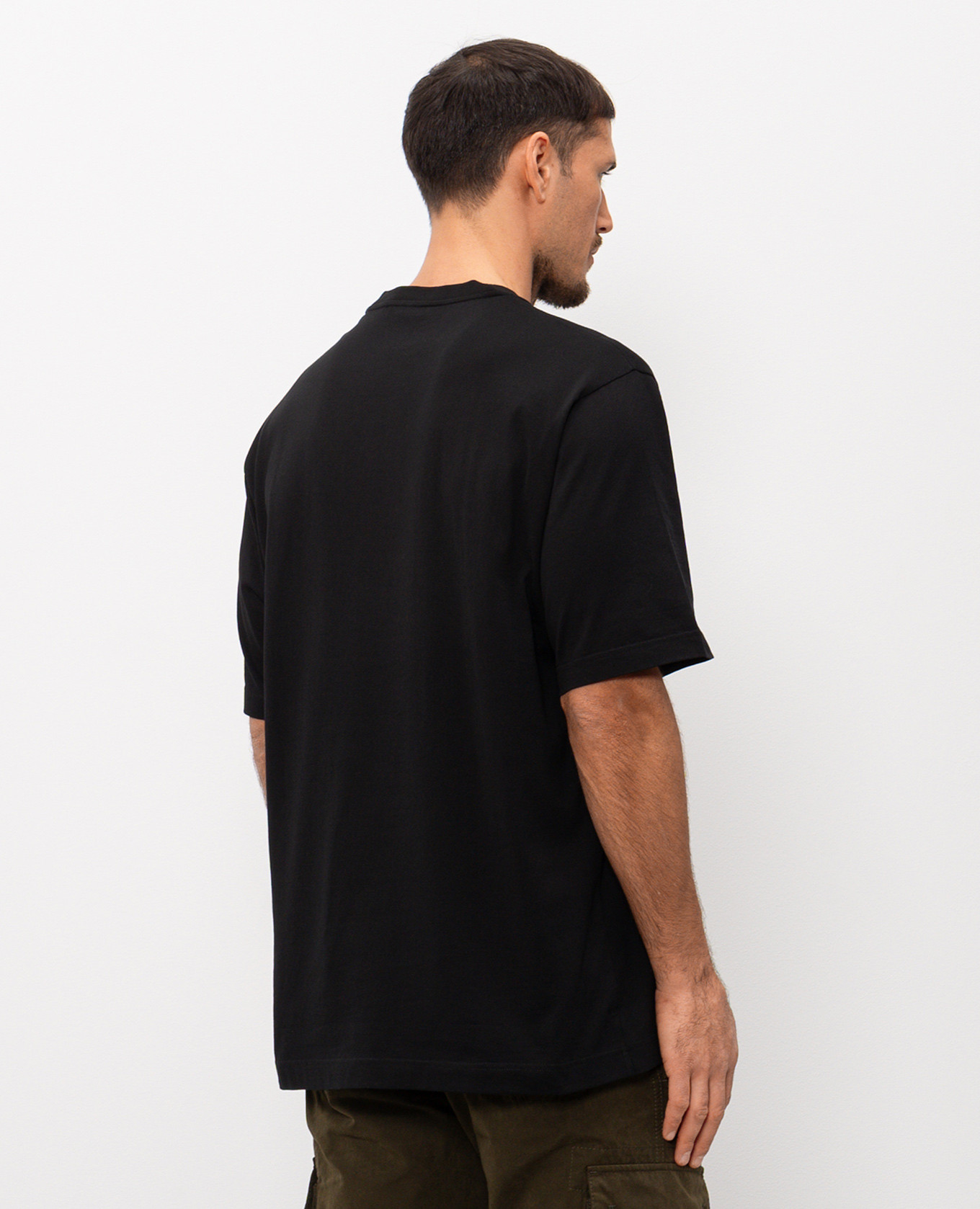 Black T-shirt with logo patch Dolce&Gabbana 4
