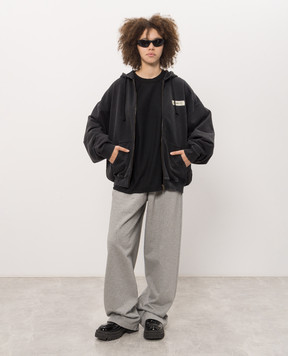 Vetements Black sports jacket MH27ZU145Bw